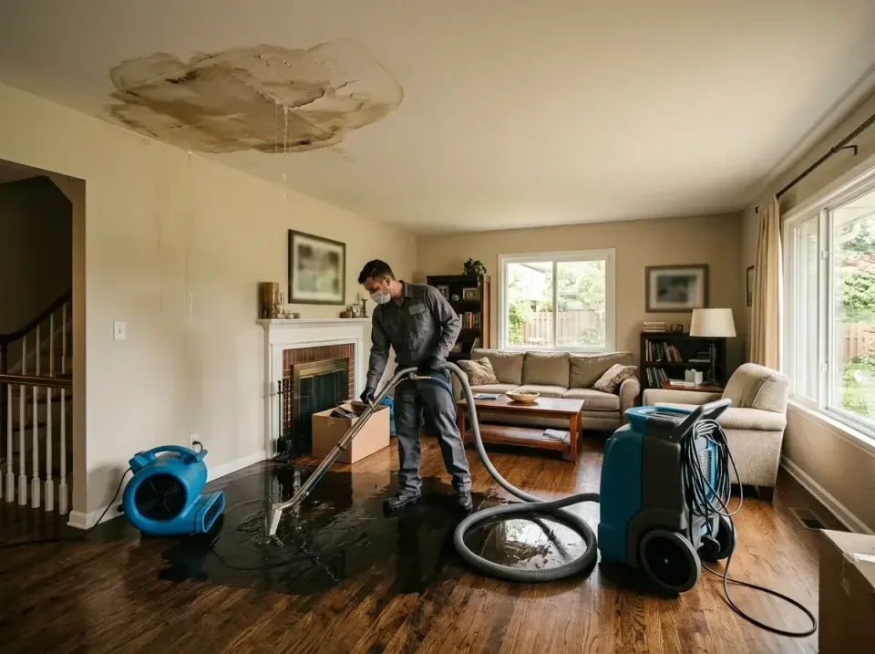 attic-pipe-burst-ceiling-drip-008 — frequently asked questions, Water Damage Restoration & Carpet Care in Charleroi, PA